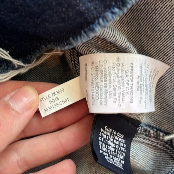 Madewell Denim Raw-Hem Mini Wrap Skirt Size 0 - Picture 9 of 9